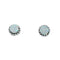 Sterling Silver White Opal Zuni Post Stud Earrings NX11510
